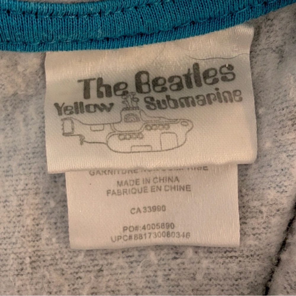 The Beatles Yellow Submarine Blue and Black Tie Dye Hoodie - Picture 3 of 10